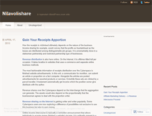 Tablet Screenshot of nilavolishare.wordpress.com