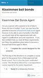 Mobile Screenshot of kissimmeebailbonds.wordpress.com