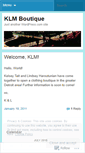 Mobile Screenshot of klmboutique.wordpress.com
