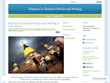 Tablet Screenshot of filipinosinthailand.wordpress.com