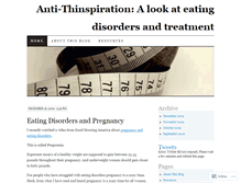 Tablet Screenshot of antithinspo.wordpress.com