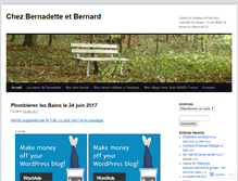 Tablet Screenshot of cherbernard.wordpress.com