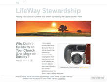 Tablet Screenshot of lifewaystewardship.wordpress.com