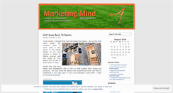 Desktop Screenshot of marketingmind.wordpress.com