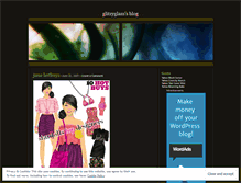 Tablet Screenshot of glitzyglam2.wordpress.com