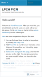 Mobile Screenshot of lpchpicn.wordpress.com