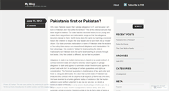 Desktop Screenshot of farhanshahidkhan.wordpress.com