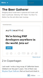 Mobile Screenshot of beergatherer.wordpress.com