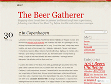 Tablet Screenshot of beergatherer.wordpress.com