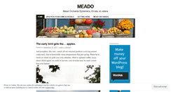 Desktop Screenshot of meadorchards.wordpress.com