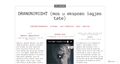 Desktop Screenshot of anonimdramatik.wordpress.com