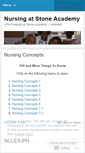 Mobile Screenshot of nursingatstone.wordpress.com