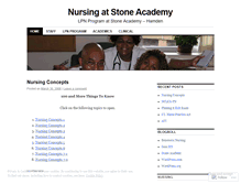 Tablet Screenshot of nursingatstone.wordpress.com