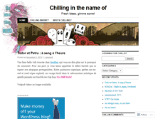 Tablet Screenshot of chillinginthenameof.wordpress.com