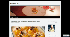 Desktop Screenshot of cookinlab.wordpress.com