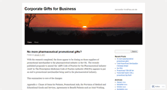 Desktop Screenshot of codecorporategifts.wordpress.com