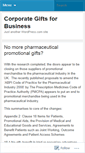 Mobile Screenshot of codecorporategifts.wordpress.com