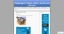 Desktop Screenshot of clubpenguincheatsblog.wordpress.com