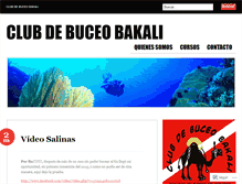 Tablet Screenshot of clubdebuceobakali.wordpress.com