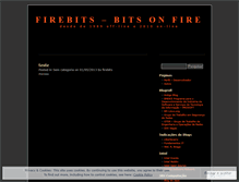Tablet Screenshot of firebits.wordpress.com