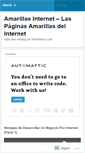 Mobile Screenshot of amarillas.wordpress.com