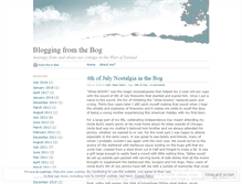Tablet Screenshot of bloggingfromthebog.wordpress.com