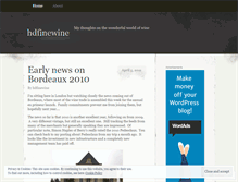 Tablet Screenshot of hdfinewine.wordpress.com