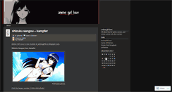 Desktop Screenshot of animegirllove.wordpress.com