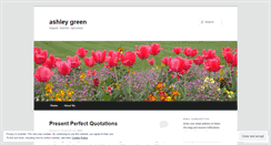 Desktop Screenshot of notthatashleygreen.wordpress.com