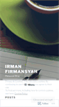 Mobile Screenshot of irmanf.wordpress.com
