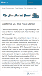 Mobile Screenshot of freemarketpressdotorg.wordpress.com