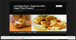 Desktop Screenshot of jualnuggetsehat.wordpress.com
