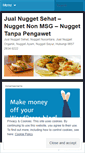 Mobile Screenshot of jualnuggetsehat.wordpress.com