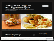 Tablet Screenshot of jualnuggetsehat.wordpress.com