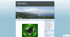 Desktop Screenshot of carbonfp.wordpress.com