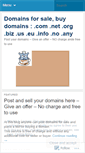 Mobile Screenshot of domainoffers.wordpress.com