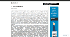 Desktop Screenshot of delantero.wordpress.com