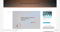 Desktop Screenshot of brianholler.wordpress.com