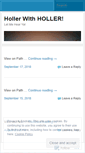 Mobile Screenshot of brianholler.wordpress.com
