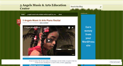 Desktop Screenshot of 3angelsmusic.wordpress.com