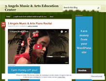 Tablet Screenshot of 3angelsmusic.wordpress.com