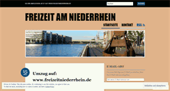 Desktop Screenshot of freizeitniederrhein.wordpress.com