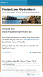 Mobile Screenshot of freizeitniederrhein.wordpress.com