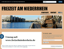 Tablet Screenshot of freizeitniederrhein.wordpress.com