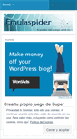 Mobile Screenshot of emulaspider.wordpress.com