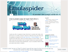 Tablet Screenshot of emulaspider.wordpress.com