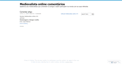 Desktop Screenshot of medievalistaonline.wordpress.com