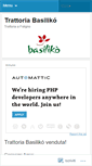 Mobile Screenshot of basiliko.wordpress.com