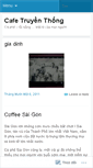 Mobile Screenshot of cafetruyenthongg.wordpress.com