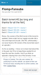Mobile Screenshot of flomp.wordpress.com